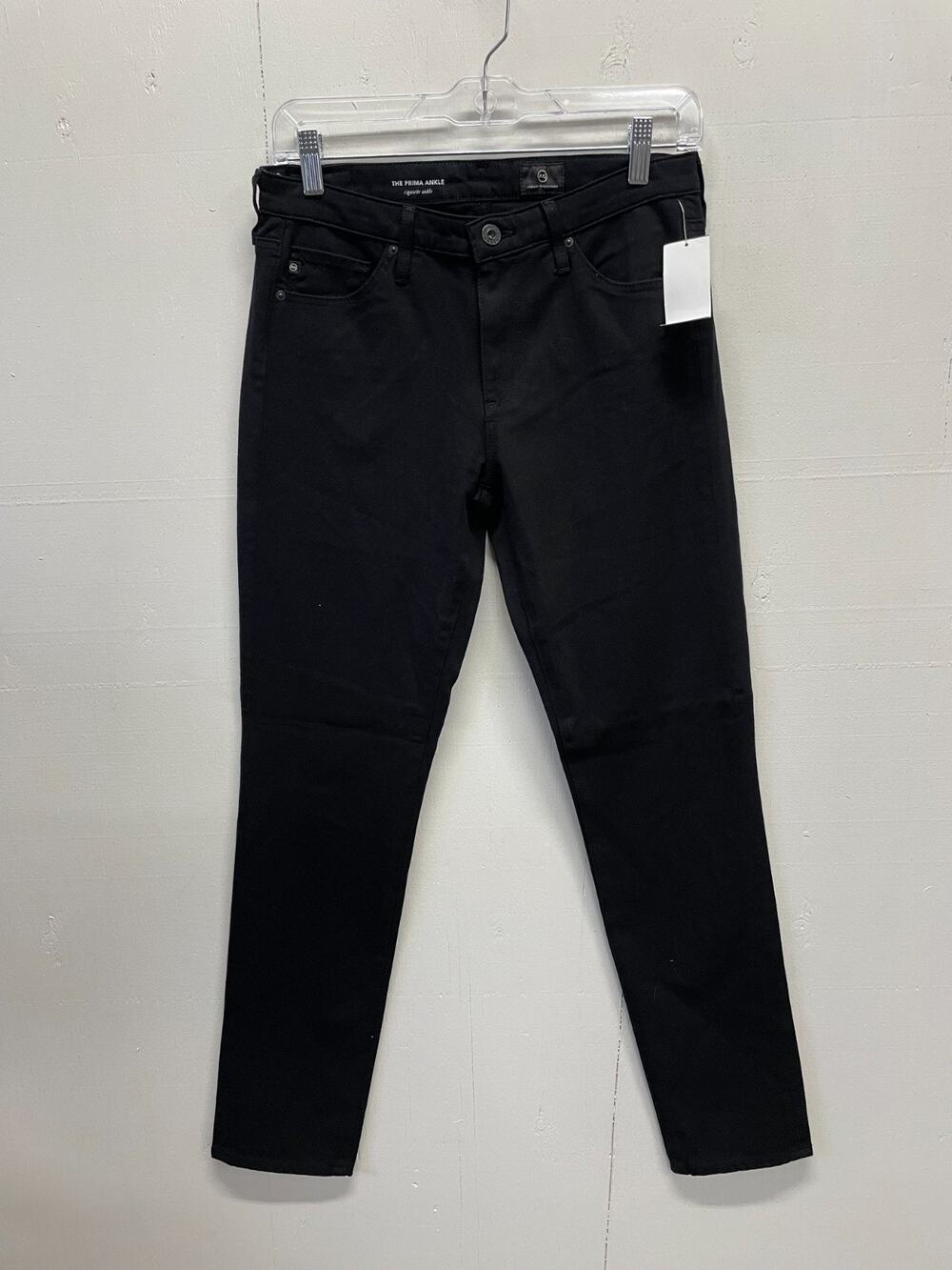 AG Adriano Goldschmied Prima Ankle Jeans Women’s 27 Black Cigarette Ankle NWT
